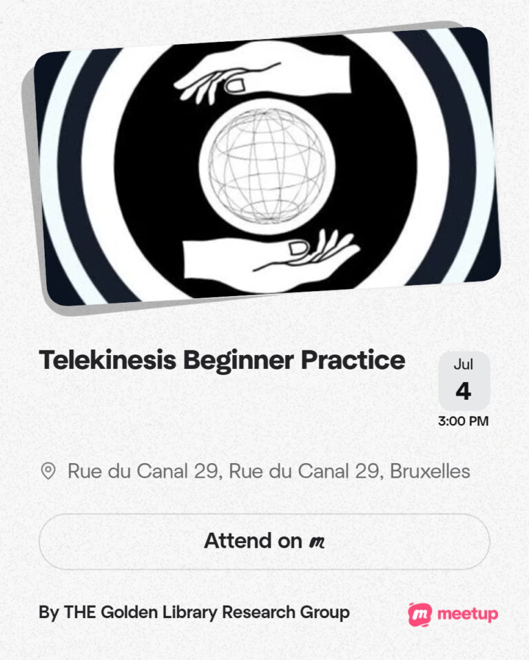 TELEKINESIS PRACTICE BRUSSELS