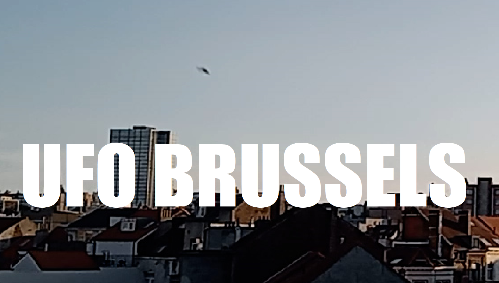 UFO above Brussels - THE Golden Library