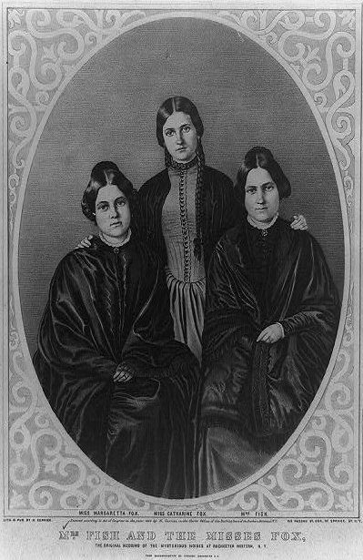 The Fox sisters, 1852