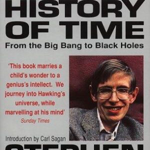A Brief History of Time by Stephen Hawking book cover