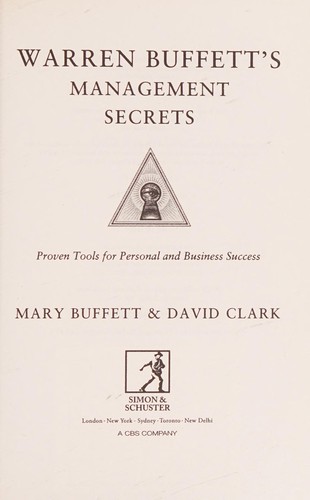 Warren Buffett's Management Secrets by Mary Buffett & David Clark book cover