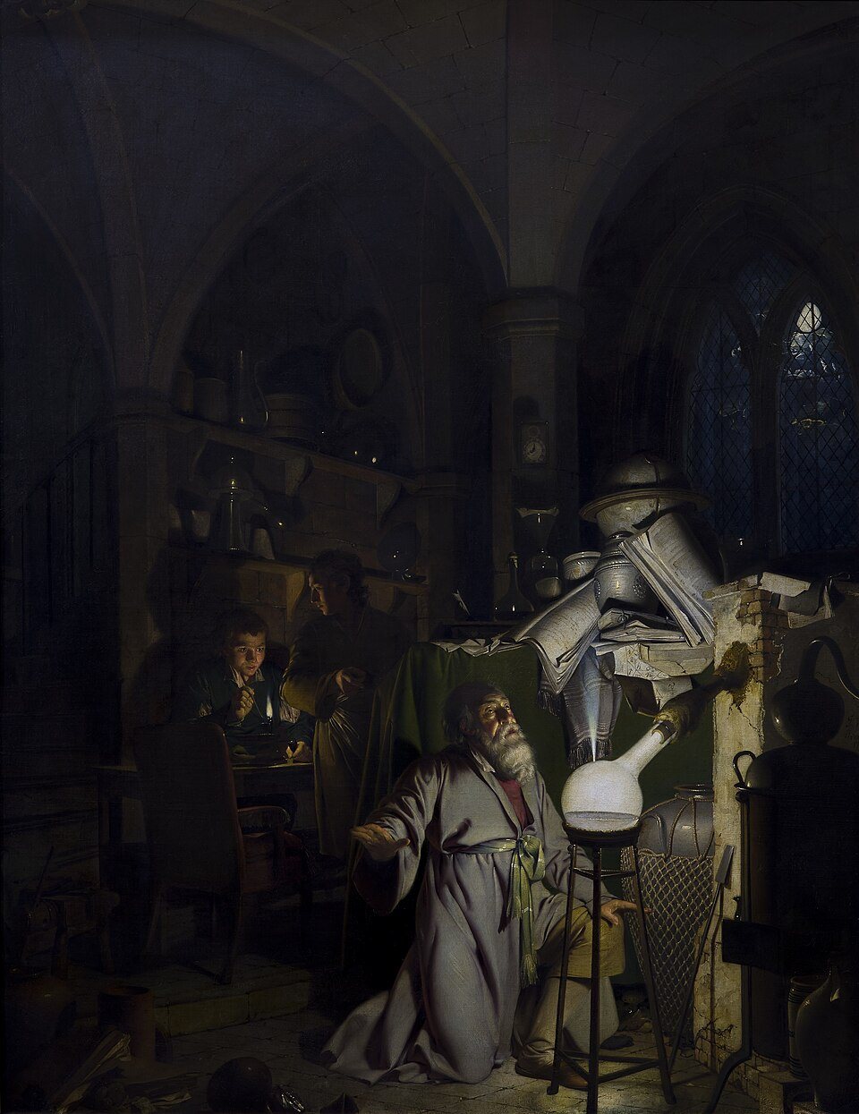 The Alchemist by Joseph Wright of Derby, 1771