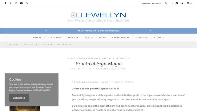 Screenshot of Frater U.D.: <em>Practical Sigil Magic</em>