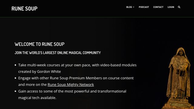 Screenshot of Gordon White: Rune Soup