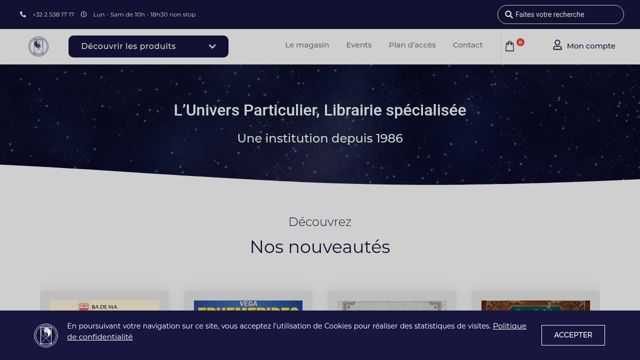 Screenshot of Univers Particulier