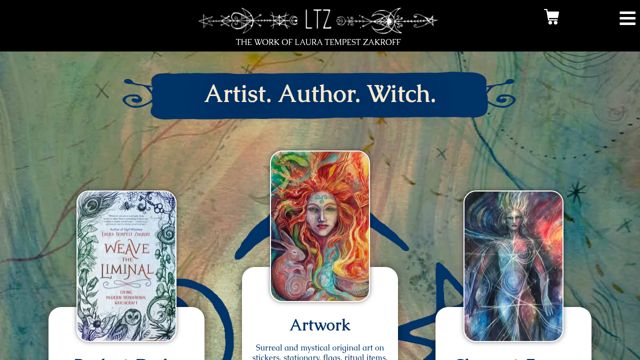 Screenshot of Laura Tempest Zakroff