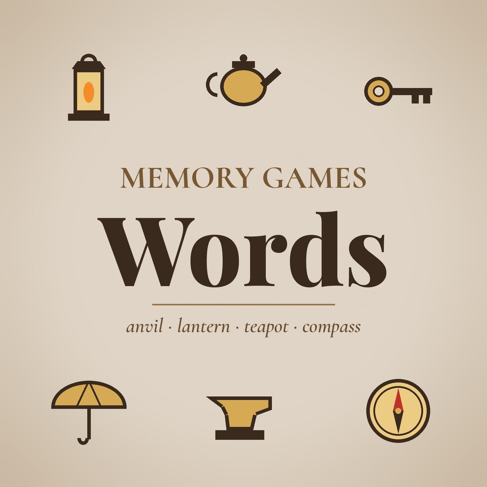Memory Games: Words - THE Golden Library