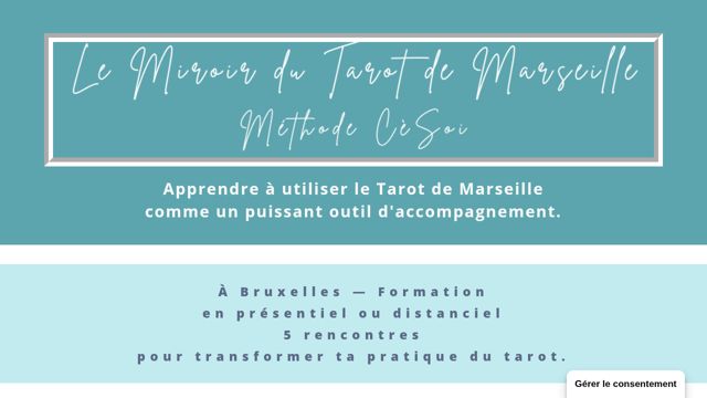 Screenshot of CESOI: Le Miroir du Tarot de Marseille